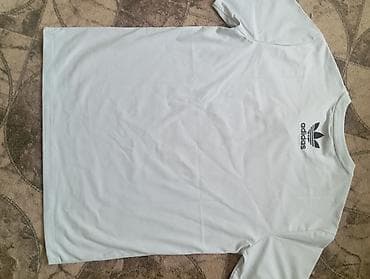 pull beer: Мужская футболка, XL, Adidas, Новый, цвет - Голубой, Самовывоз, Платная доставка — 3