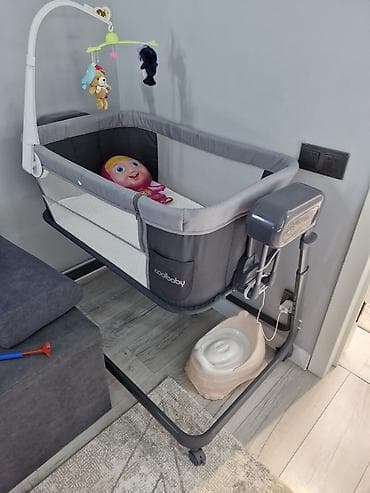 Балдар дүйнөсү: Детская прикроватная колыбель Coolbaby - Формат 2-в-1 — 1
