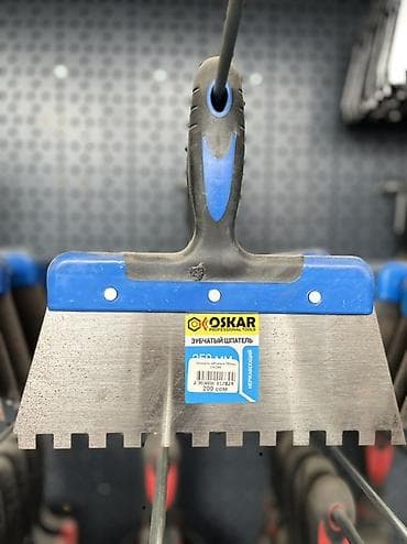 плоскорез фокина: Зубчатый шпатель OSKAR, нержавеющая сталь - Назначение: равномерное — 1