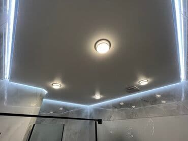 натяжные потолки бишкек фото цены: Натяжной потолок 3D потолки, Глянцевое, Матовое Бесплатный замер, Гарантия, Демонтаж — 13