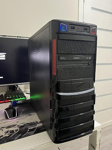 Компьютер, ядер - 12, ОЗУ 16 ГБ, Игровой, Б/у, Intel Core i7, AMD Radeon RX 580, HDD