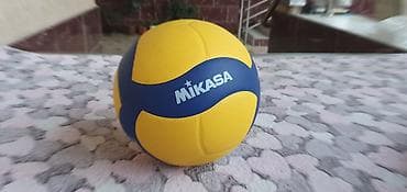 настольная ракетка: Волейбольный мяч Mikasa V200W - Официальная расцветка: жёлто-синяя - — 1
