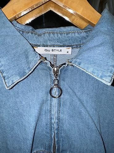 джинсовое платье в пол: Платье ношено 1 раз — 5