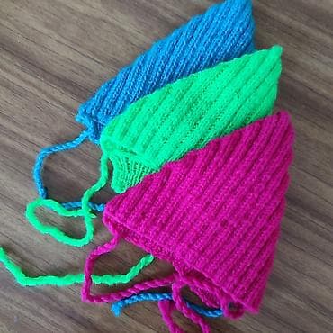 Бөбөктөр үчүн топтомдор: Шапочка Эльф. Младенцам и новорождённым. Цена за одну шапочку 1200 — 3