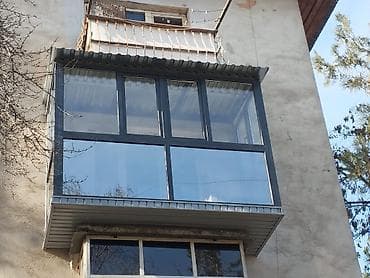 Вынос и остекление балконов/лоджий «под ключ» - Расширение площади at lalafo.kg Вынос и остекление балконов/лоджий «под ключ» - Расширение площади