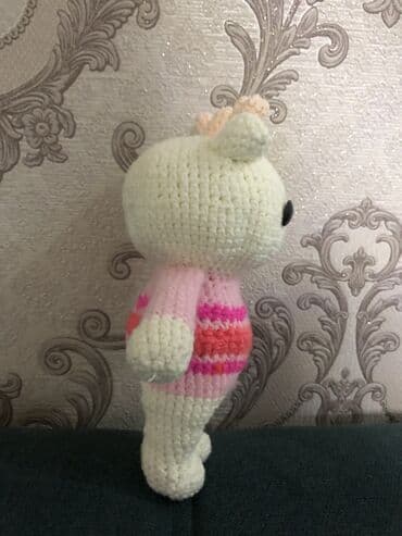 Вязаная игрушка «Оленёнок» амигуруми. Описание: - Милый оленёнок с — 5