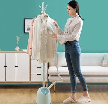 купить машину для чистки подушек бу: Вертикальный отпариватель Midea YGJ15Q3 Стационарный отпариватель — 4