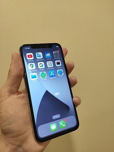 apple x: IPhone X, Б/у, 256 ГБ, Серебристый, Кабель, 100 % — 2