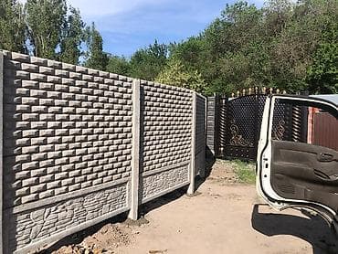 Стойки для заборов: Бетонный еврозабор, Другой бренд, Односторонний, Новый, Оптом,Наличный расчет — 5