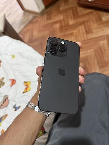мониторы 24: IPhone 14 Pro, Б/у, 256 ГБ, Черный, 76 % — 1