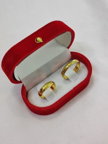 самые красивые свадебные платья в мире: Кольцы обручальные ( нике шакектери) Серебро напыление жёлтое золото — 5