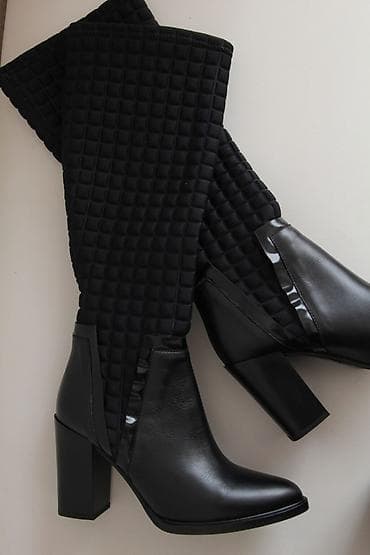 ликвидация товаров: Сапоги демисезонные, натуральная кожа, очень хорошее качество — 1