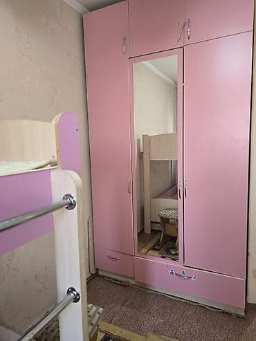 мебель для подростка: Детская гарнитура, Для девочки, ДСП, цвет - Розовый — 3