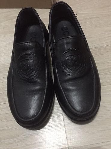 обувь ecco: Лоферы, 35.5, Ecco, Б/у, цвет - Черный, Самовывоз — 2