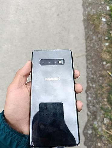 телефоны xiaomi redmi 10 с: Samsung Galaxy S10 Plus, Б/у, 512 ГБ, цвет - Черный, 2 SIM — 1