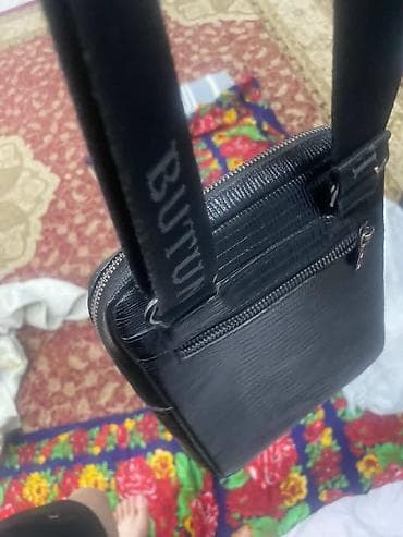 gestalt excalibur: Сумка через плечо мужская/унисекс, компактная, черная. - Материал — 1