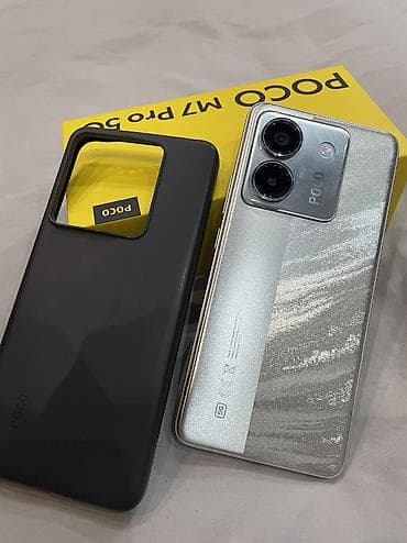 Poco M7 Pro, Новый, 256 ГБ, цвет - Серебристый, 2 SIM — 1