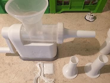 шприц для смазки: Ручная насадка-наполнитель для колбас Комплект для приготовления — 4