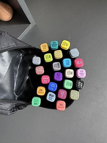 пакеты белые: Набор спиртовых маркеров Touch (24 шт.) в фирменном мягком чехле на — 2