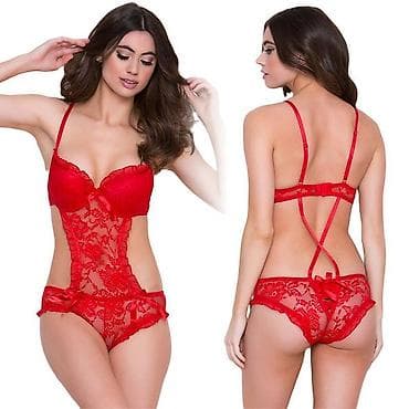 Жынсылар: Боди кружевное, размер L, сексуальное женское белье, ночное белье — 2