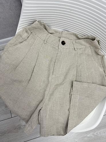 брюки лен: Шорты, Лен, Лето, Китай, Новый, L — 2