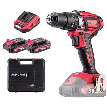 Аккумуляторная дрель‑шуруповерт WORCRAFT 20V (бесщеточная) — 1