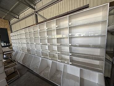 Упаковочные товары: Торговый стеллаж витринного типа для магазина цена за комплект также — 2