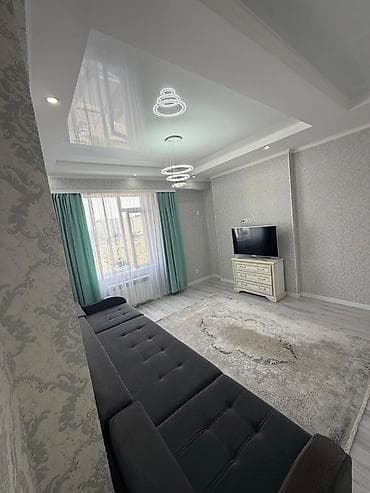 лидер: 2 комнаты, 63 м², Асанбай мкр 8 этаж, Дизайнерский ремонт — 6