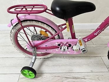 Балдар транспорту: Балдар үчүн велосипед, 2 дөңгөлөктүү, 3 - 4 жаш, Кыз үчүн, Колдонулган — 6