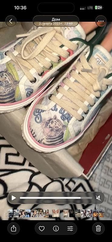 nike react: Кроссовки, 36, 36.5, Gucci, Б/у — 2