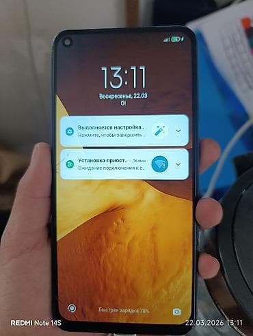 core i3 10100f: Redmi, Redmi Note 9, Б/у, 64 ГБ, цвет - Синий, 2 SIM — 3