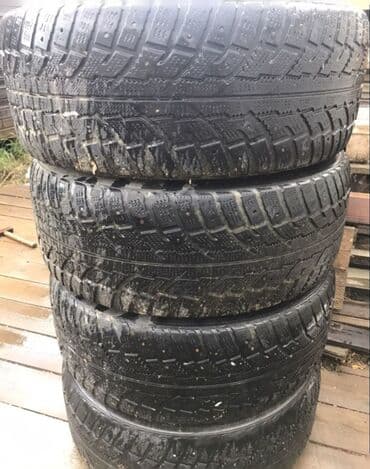 диски на е34: Дөңгөлөктөр монтажда R 18, Кыш, Колдонулган, Комплект, тешиктери - 5 — 2