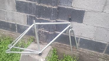 Рама и вилка для велосипеда (набор) - Материал: сталь - Цвет