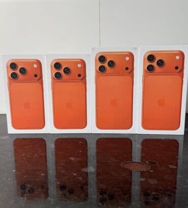 IPhone 17 Pro Max, Новый, 256 ГБ, Оранжевый, Коробка, 100 %