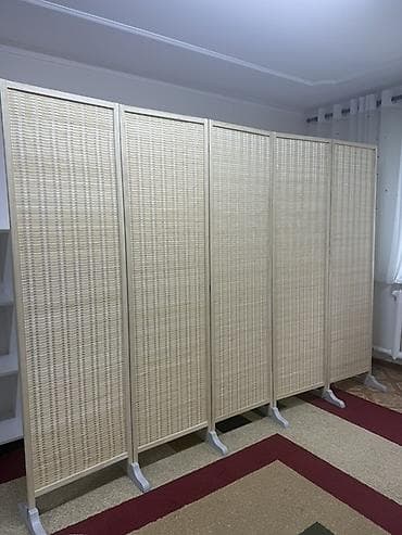 часы обмен: Ширма, перегородка Материал: Ротанг, Колличество секций: 6, Плетёная, Межкомнатные — 1
