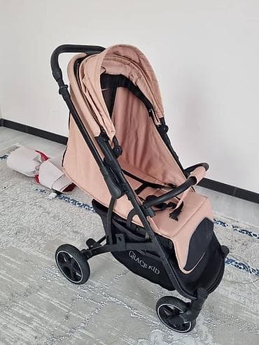 chicco echo: Коляска, Другой бренд, цвет - Розовый, Б/у — 4