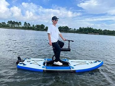 Аңчылык жана балык уулоо: Надувной водный велосипед (Inflatable Water Bike) Anxin Amusement - — 3