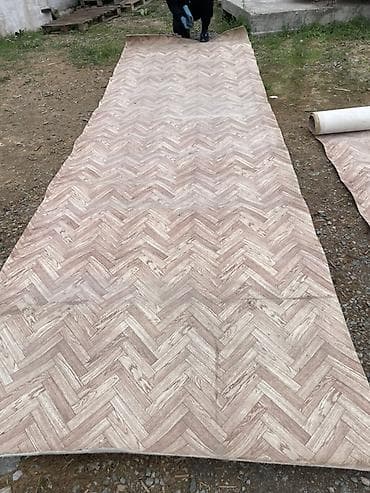 линолеум магазин: Линолеум с рисунком «ёлочка» под светлое дерево 4.90*1.50 - Тип — 3