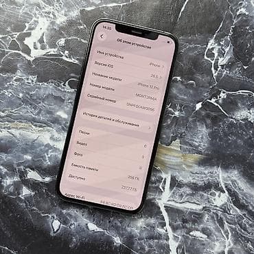 airpods node: IPhone 12 Pro, Б/у, 256 ГБ, Space Gray, 100 % — 9
