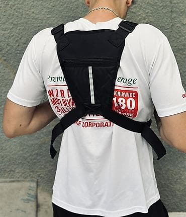 Другие сумки: Нагрудная тактическая сумка (chest rig), черная - Компоновка — 4