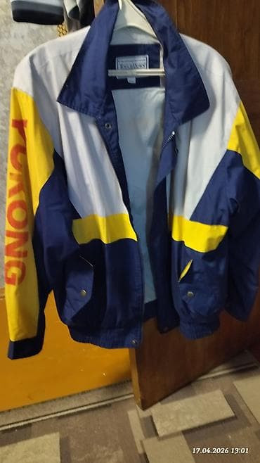 nike tech: Ветровка, Осень-весна, Винтажная, L — 1