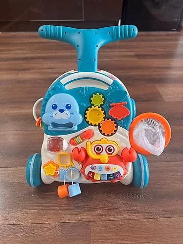 Балдар дүйнөсү: Многофункциональные ходунки-каталка, выполненные в ярких цветах с — 1