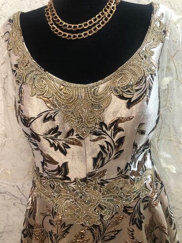 прокат карнавальных костюмов в бишкеке бишкек: Вечернее платье, Длинная модель, С рукавами, Стразы, XS, S, M — 30