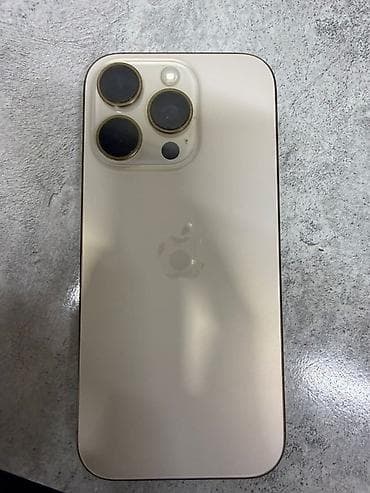 iphone 8s: IPhone 16 Pro, Б/у, 256 ГБ, Desert Titanium, Защитное стекло, 91 % — 2