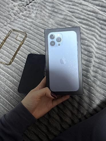 IPhone 13 Pro Max, Б/у, 512 ГБ, Sierra Blue, Коробка, 82 %