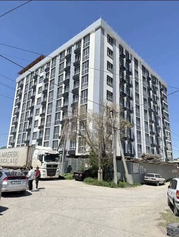 сдаю квартиру пишпеке: 2 комнаты, 53 м², Элитка, 9 этаж, ПСО (под самоотделку) — 2