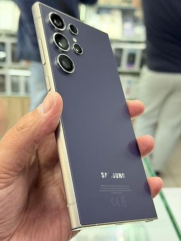 самсунг 30: Samsung Galaxy S24 Ultra, Б/у, 256 ГБ, цвет - Фиолетовый, 2 SIM — 4