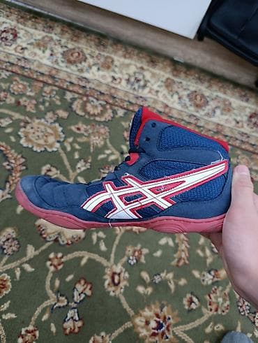 Мырзалардын бут кийими: Эркектердин кроссовкасы, 41, Asics, Колдонулган, түсү - Көк, Өзү алып кетүү — 3