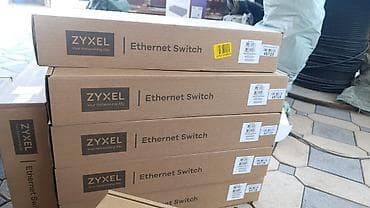 пассивное сетевое оборудование ethernet sfp: 5 шт есть, 1 шт 16800 сом Коммутатор Zyxel Ethernet Switch Описание — 1