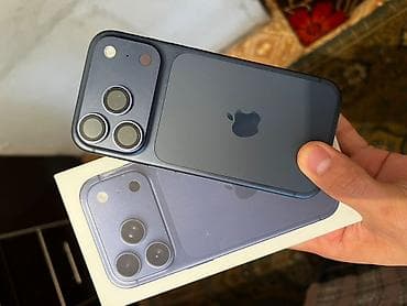 pad 7 pro: IPhone 17 Pro, Б/у, 256 ГБ, Синий, Зарядное устройство, Защитное стекло, Чехол — 5